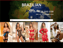 Tablet Screenshot of brazilianescortslondon.com